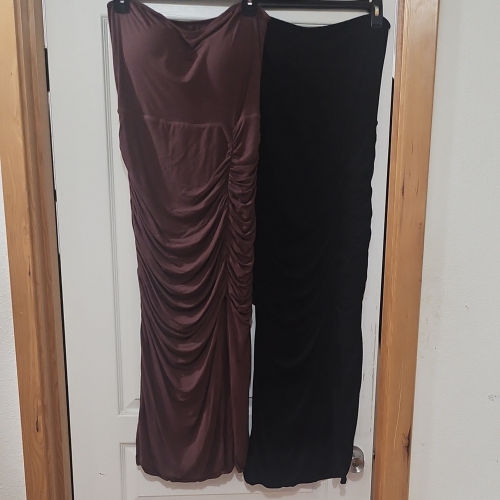 Classy Network Strapless Dress